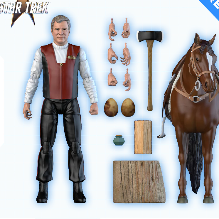 海外　希少　スタートレック　STAR TREK ジェームズ　フィギュア Star Trek Wave 2 Captain James T. Kirk (Star Trek: Generations
