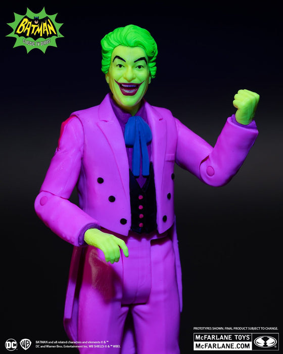 DC Multiverse Exclusive Gold Label Batman: Classic TV Series Joker (Black Light Edition)