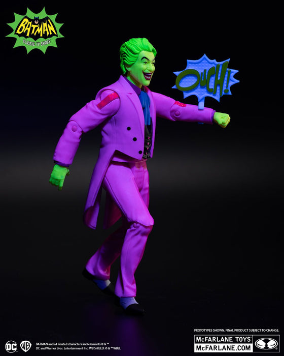 DC Multiverse Exclusive Gold Label Batman: Classic TV Series Joker (Black Light Edition)