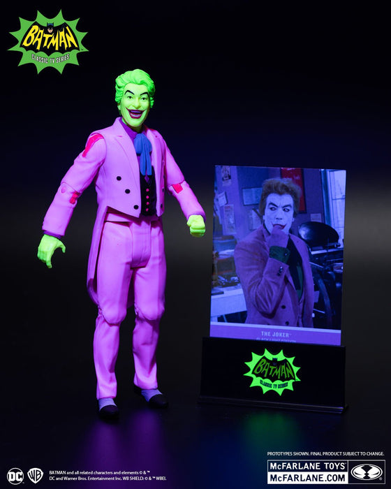 DC Multiverse Exclusive Gold Label Batman: Classic TV Series Joker (Black Light Edition)