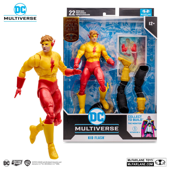 DC Multiverse Exclusive Gold Label Kid Flash (Crisis on Infinite Earths)