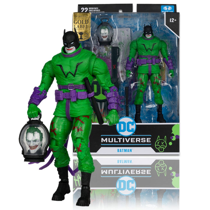 DC Multiverse Exclusive Gold Label Jokerized Batman (Last Knight on Earth)