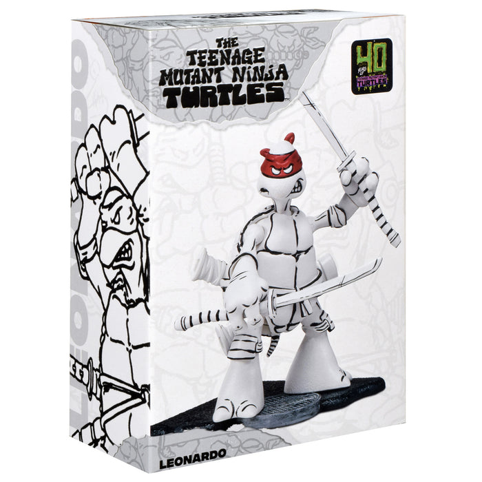 Teenage Mutant Ninja Turtles 40th Anniversary Black & White Original Sketch Leonardo (PX Previews Exclusive)