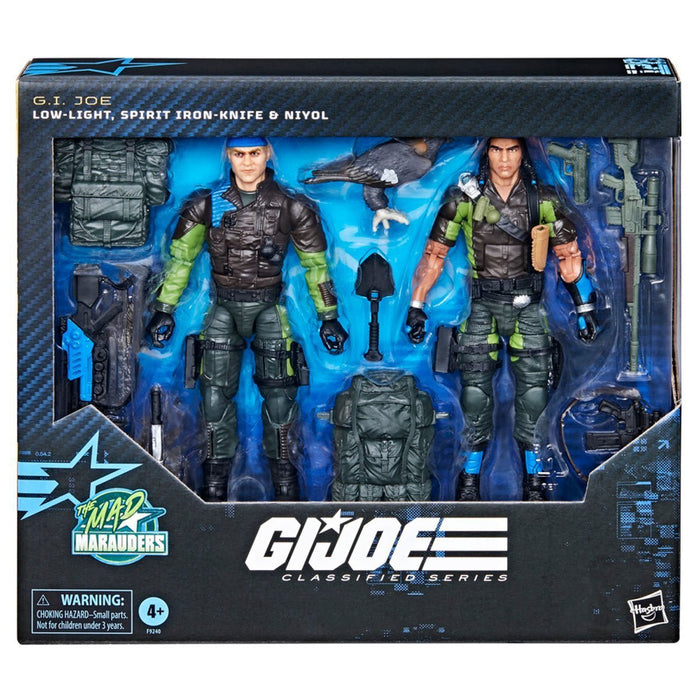 GI Joe Classified #129 Exclusive Mad Marauders Low-Light, Spirit, & Niyol 2-Pack