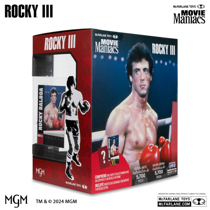 McFarlane Movie Maniacs Rocky Balboa (Rocky III Version)