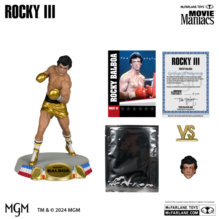 McFarlane Movie Maniacs Rocky Balboa (Rocky III Version)