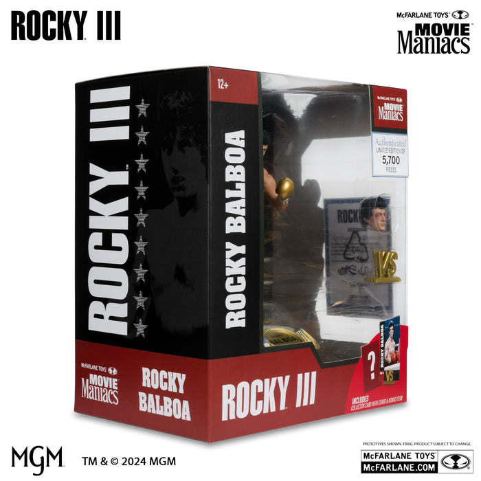 McFarlane Movie Maniacs Rocky Balboa (Rocky III Version)