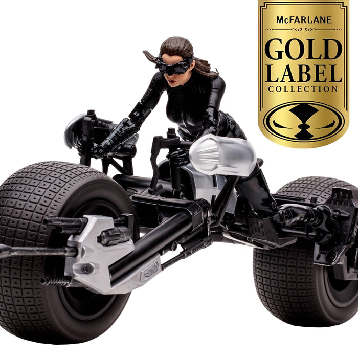 DC Multiverse Exclusive Gold Label Catwoman and Batpod (The Dark Knight Rises)