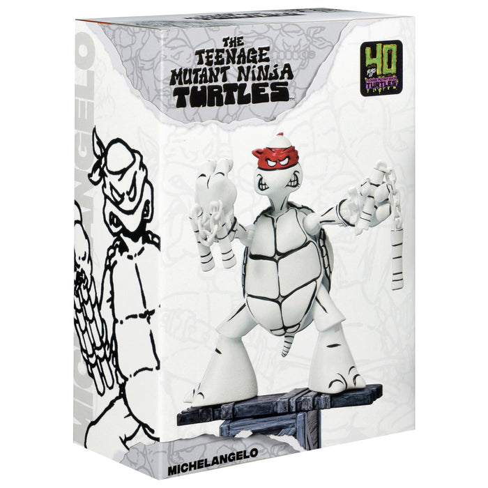 Teenage Mutant Ninja Turtles 40th Anniversary Black & White Original Sketch Michelangelo (PX Previews Exclusive)