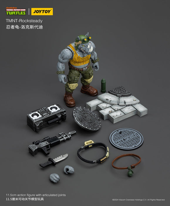 Joy Toy Teenage Mutant Ninja Turtles Rocksteady (1:18 Scale)