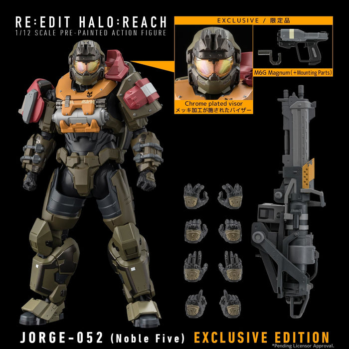 Halo: Reach RE:EDIT Jorge-052 (Noble Five) 1/12 Scale PX Previews Exclusive