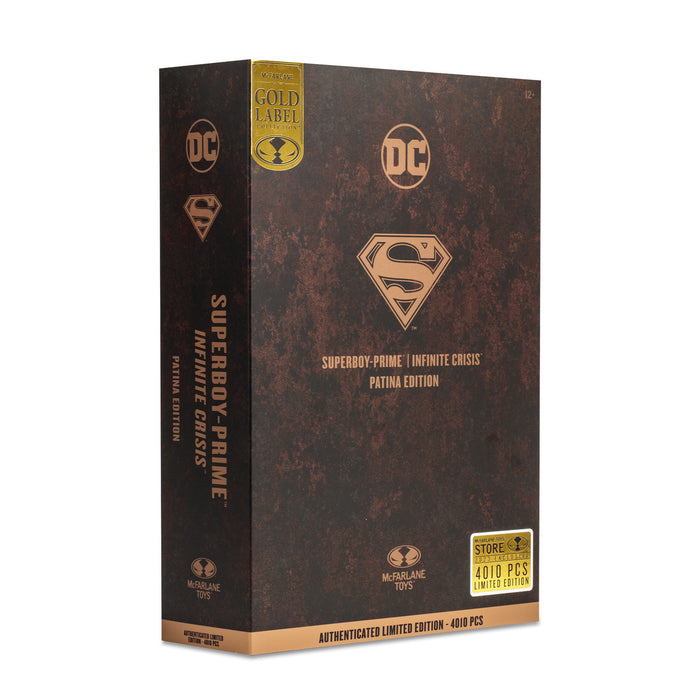 DC Multiverse Infinite Crisis Patina Edition Gold Label Superboy-Prime