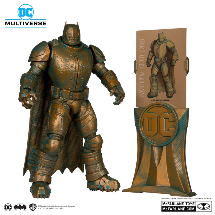 DC Multiverse Exclusive Gold Label Patina Armored Batman (The Dark Knight Returns)