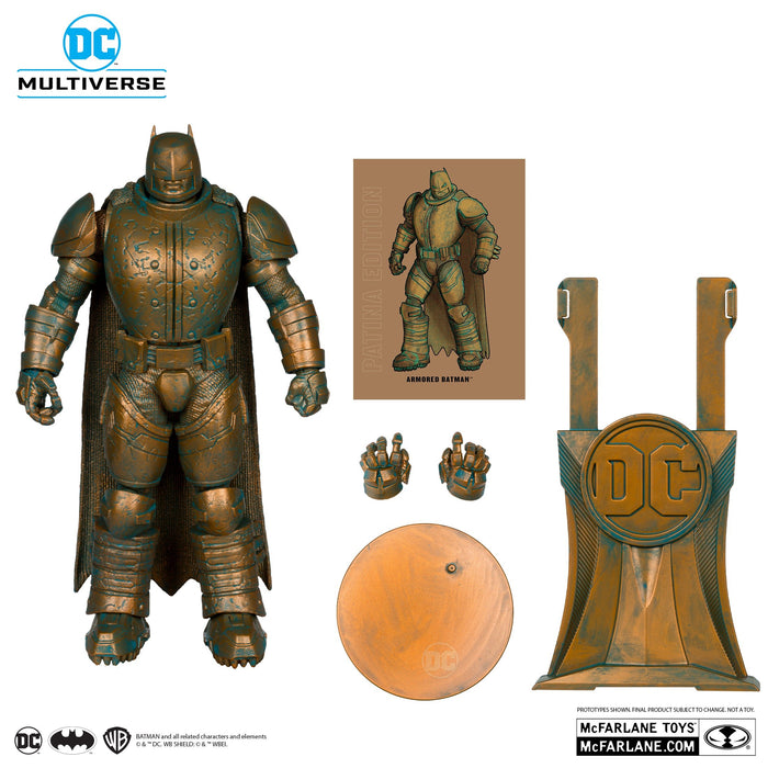 DC Multiverse Exclusive Gold Label Patina Armored Batman (The Dark Knight Returns)