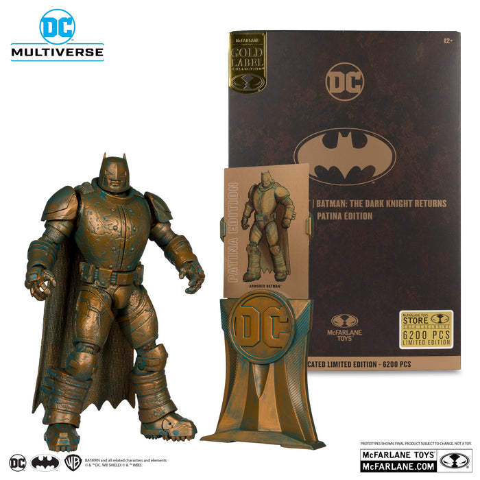 DC Multiverse Exclusive Gold Label Patina Armored Batman (The Dark Knight Returns)