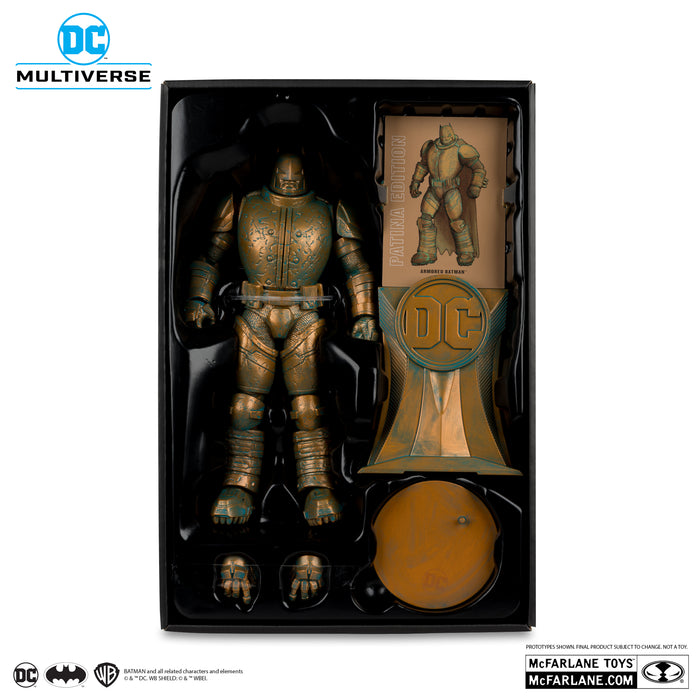 DC Multiverse Exclusive Gold Label Patina Armored Batman (The Dark Knight Returns)