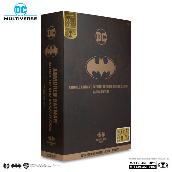 DC Multiverse Exclusive Gold Label Patina Armored Batman (The Dark Knight Returns)