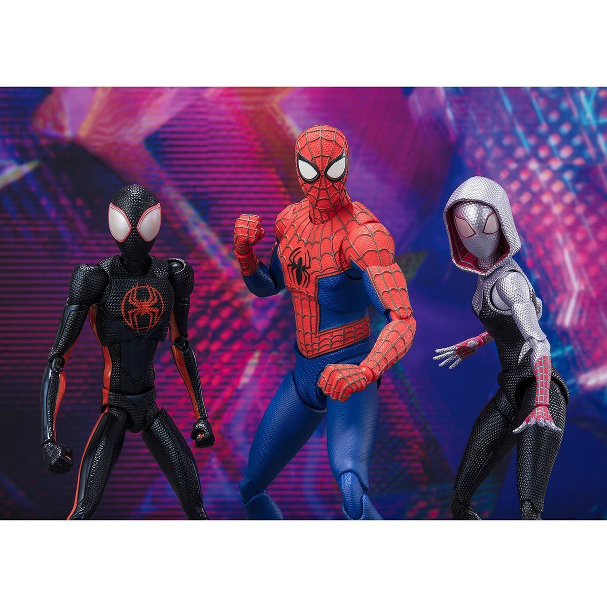 S.H.Figuarts SpiderMan Across the SpiderVerse Peter B. Parker & May
