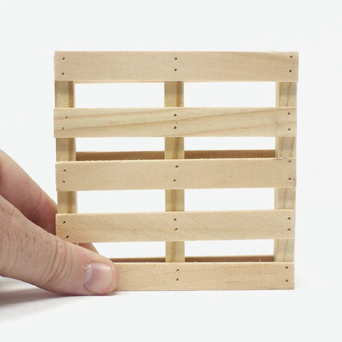 Mini Materials Mini Pine Pallet Coasters 5-Pack