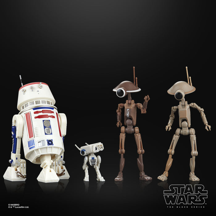 Star Wars Black Series Exclusive R5-D4, BD-72 and Pit Droids 3-Pack