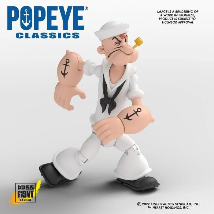 Boss Fight Studios Popeye Classics Popeye (White Sailor Suit)