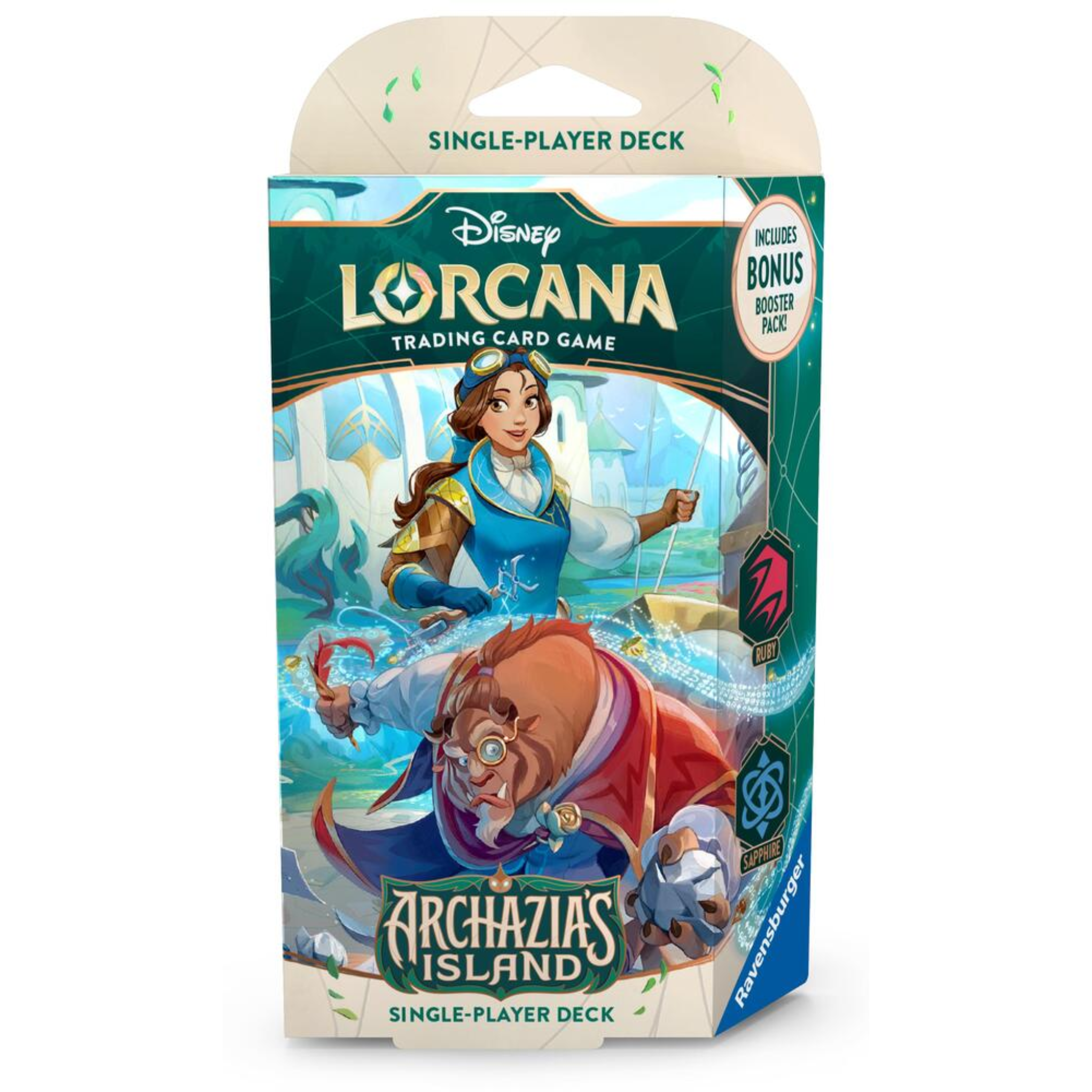 Archazia's Island Disney Lorcana Starter Deck Ruby & Sapphire Archazia's Island Disney Lorcana Starter Deck Ruby & Sapphire