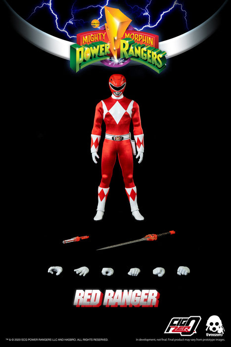 Mighty Morphin Power Rangers FigZero Core Rangers & Green Ranger 6-Pack