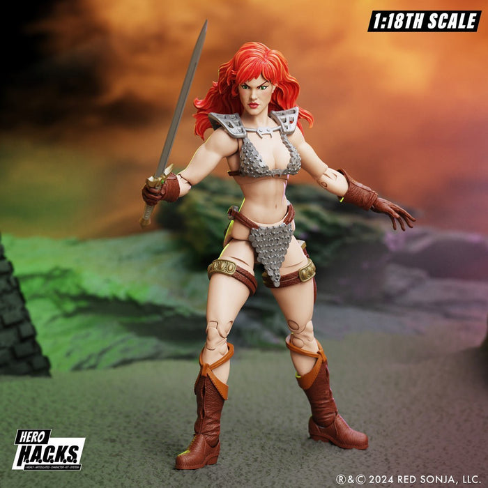 Boss Fight Studio Hero H.A.C.K.S. Red Sonja (1:18 Scale)