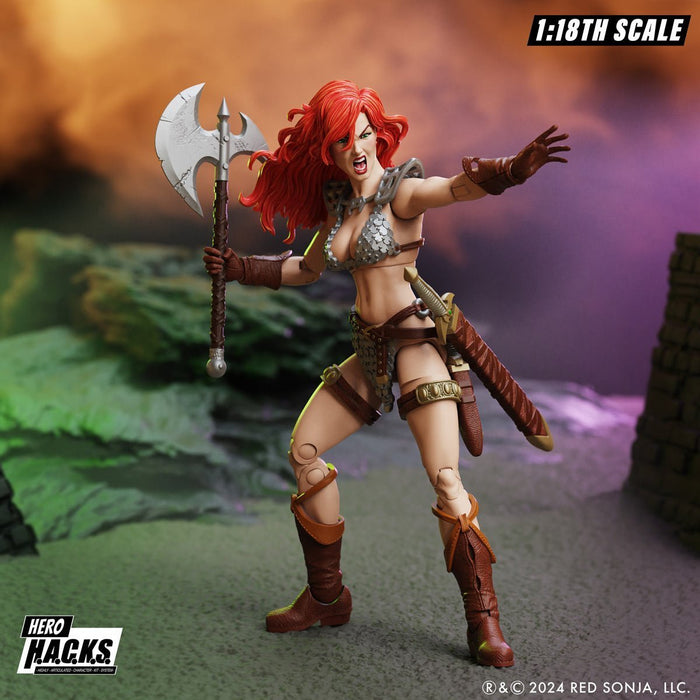 Boss Fight Studio Hero H.A.C.K.S. Red Sonja (1:18 Scale)