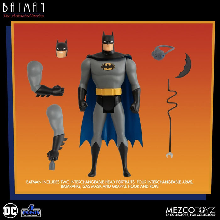 Mezco 5 Points Batman: The Animated Series  Deluxe Set of 4