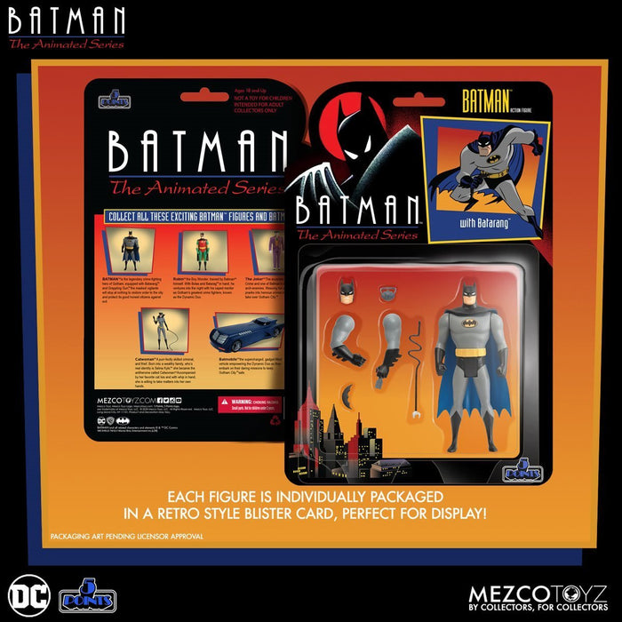 Mezco 5 Points Batman: The Animated Series  Deluxe Set of 4