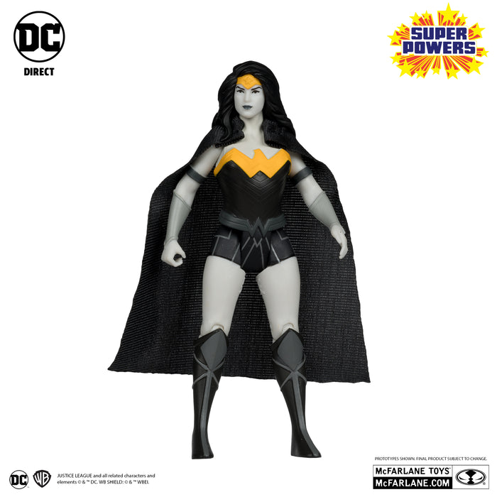 DC Super Powers SDCC Exclusive Gold Label Batman, Superman, & Wonder Woman 3-Pack (Black & White Accent)