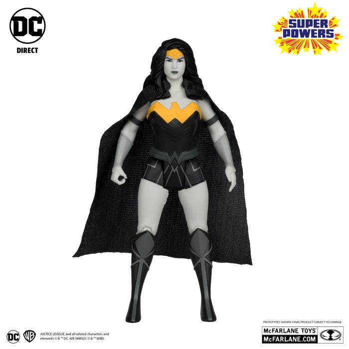 DC Super Powers SDCC Exclusive Gold Label Batman, Superman, & Wonder Woman 3-Pack (Black & White Accent)