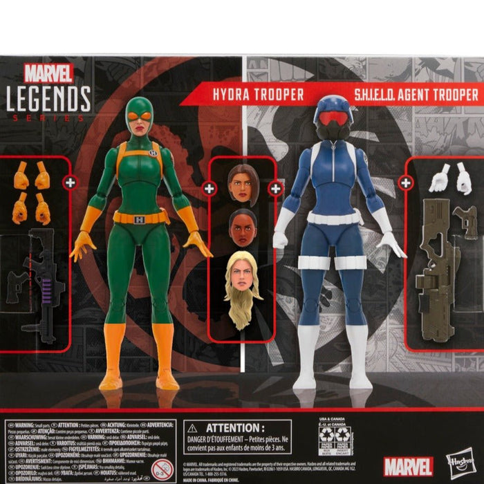 Marvel Legends Exclusive S.H.I.E.L.D. Agent Trooper and Hydra Trooper