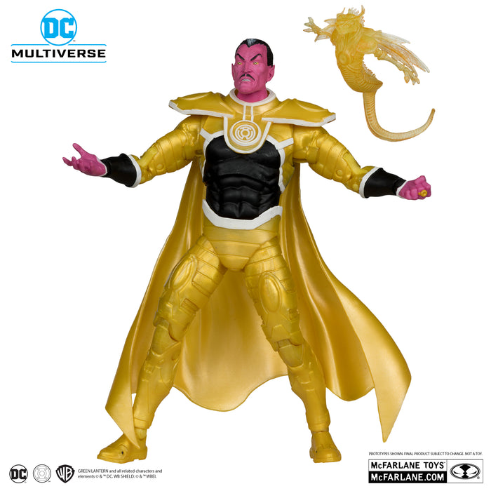 DC Multiverse Exclusive Gold Label Sinestro Parallax Armor