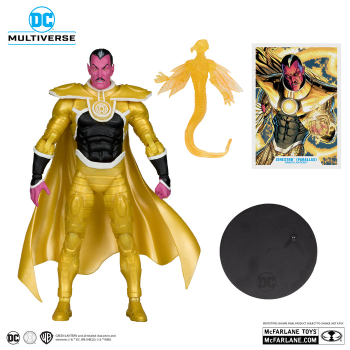 DC Multiverse Exclusive Gold Label Sinestro Parallax Armor