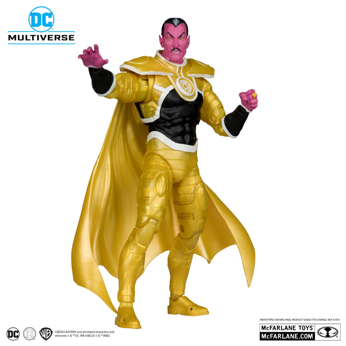 DC Multiverse Exclusive Gold Label Sinestro Parallax Armor