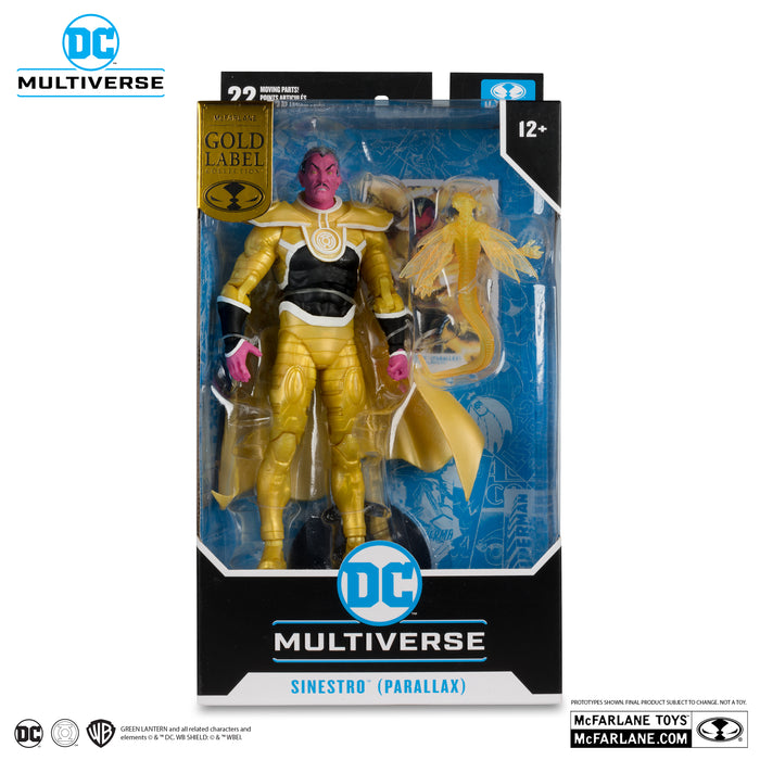 DC Multiverse Exclusive Gold Label Sinestro Parallax Armor