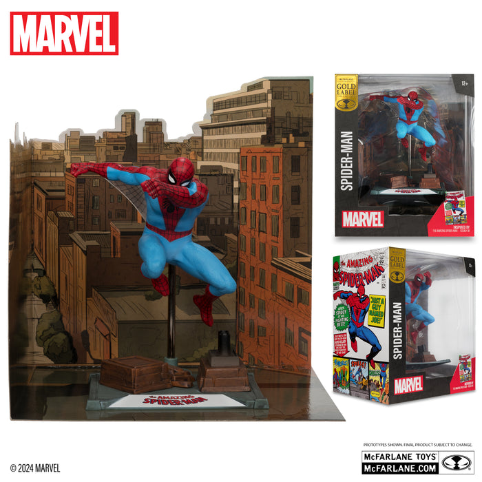 McFarlane 1:10th Scale Exclusive Gold Label Spider-Man (Spider-Man #6)