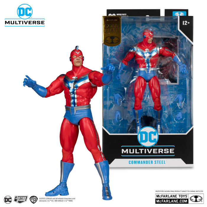 DC Multiverse Exclusive Gold Label Commander Steel