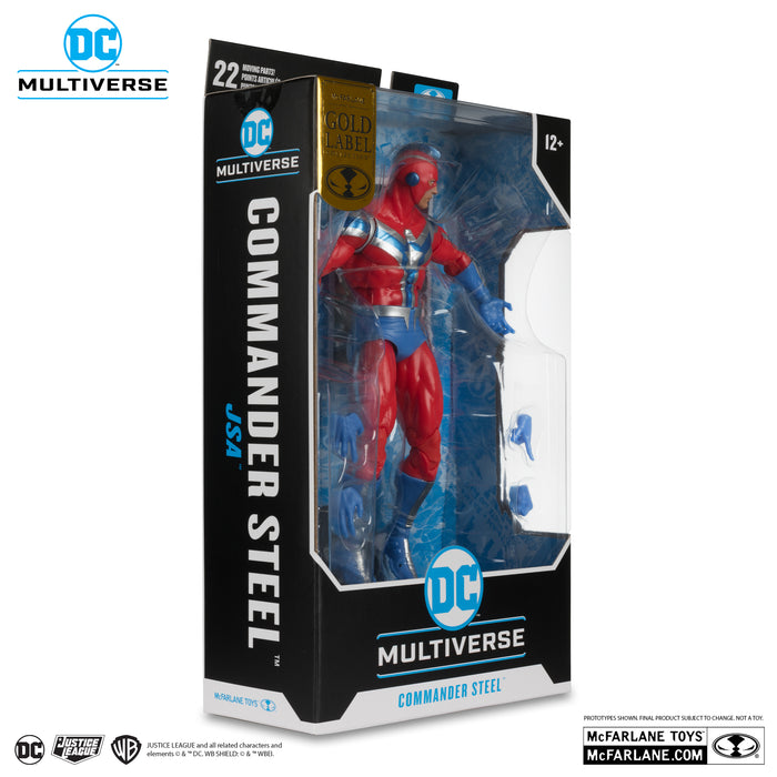 DC Multiverse Exclusive Gold Label Commander Steel