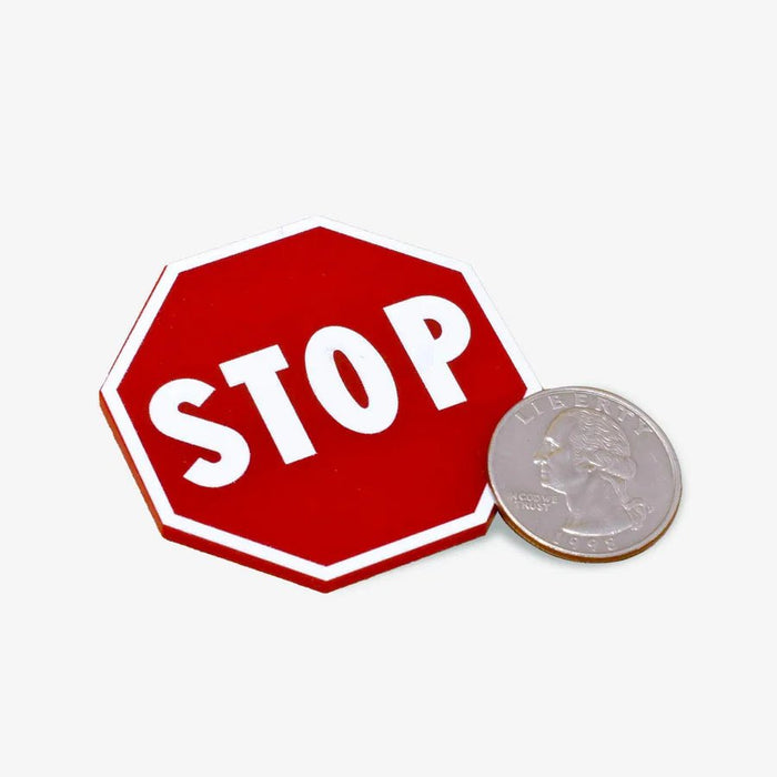 Mini Materials 1:12 Scale Miniature Stop Sign