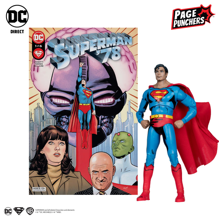 DC Direct Page Punchers 7" Superman (Superman '78)