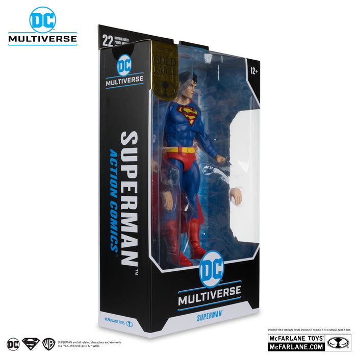 DC Multiverse Exclusive Gold Label Superman (Action Comics 1000)