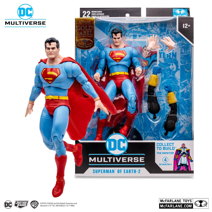 DC Multiverse Exclusive Gold Label Superman of Earth-2 (Crisis on Infinite Earths)