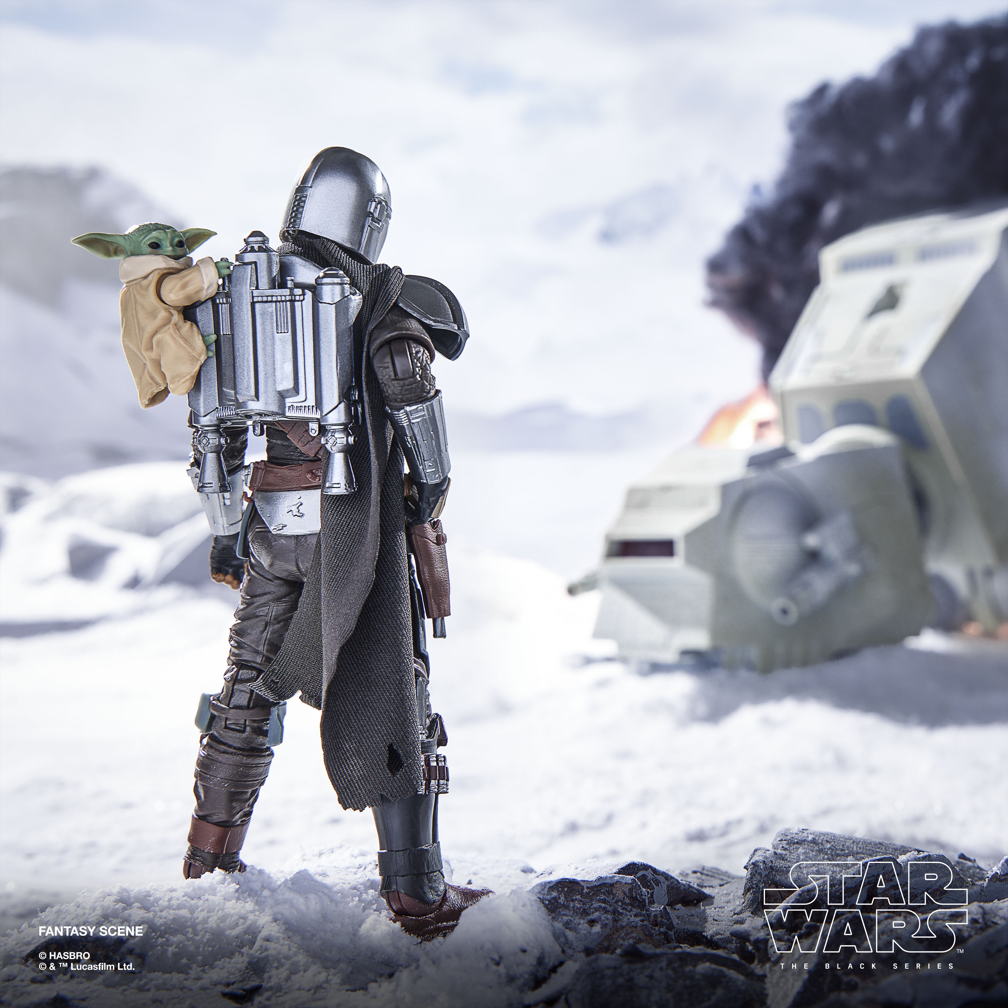 Star Wars The Black Series Deluxe Mandalorian & Grogu - Action Figures