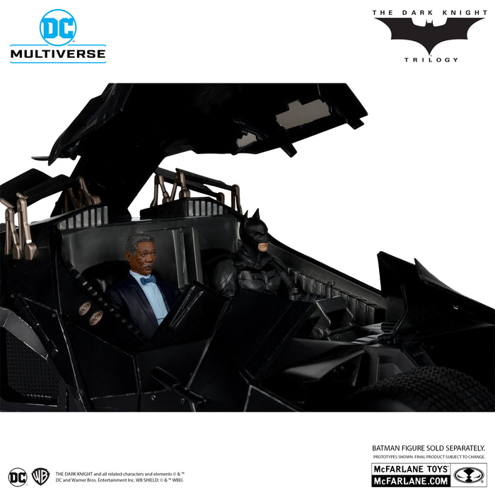 DC Multiverse Exclusive Gold Label Lucious Fox & Tumbler (The Dark Knight)