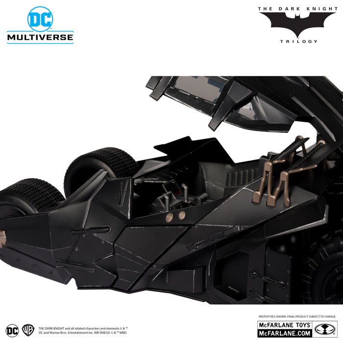 DC Multiverse Exclusive Gold Label Lucious Fox & Tumbler (The Dark Knight)