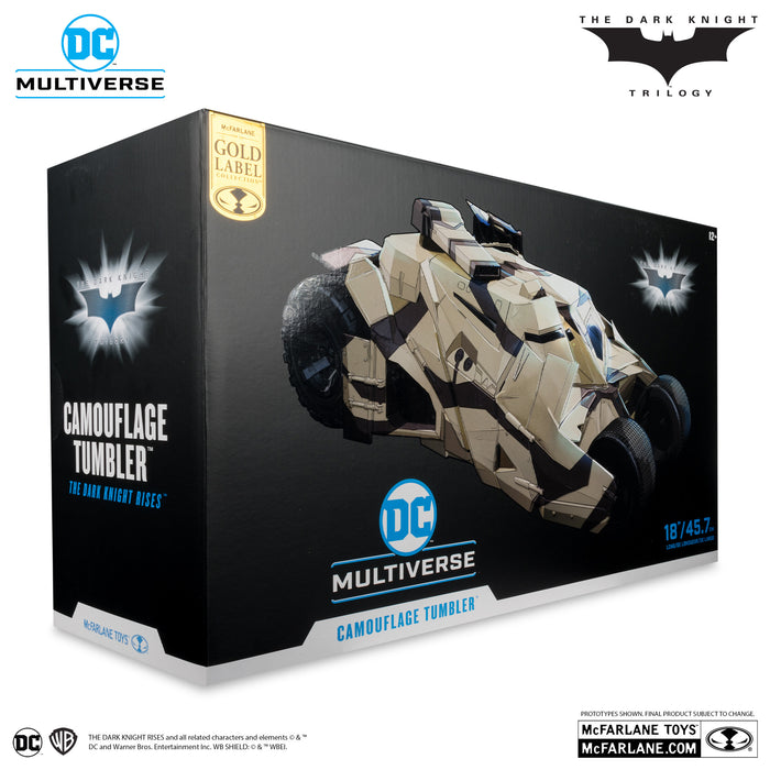 DC Multiverse Exclusive Gold Label Camouflage Tumbler (Dark Knight Rises)