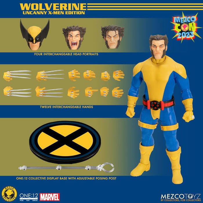 Uncanny X-Men Mezco One:12 Collective Wolverine (2023 SDCC Exclusive)